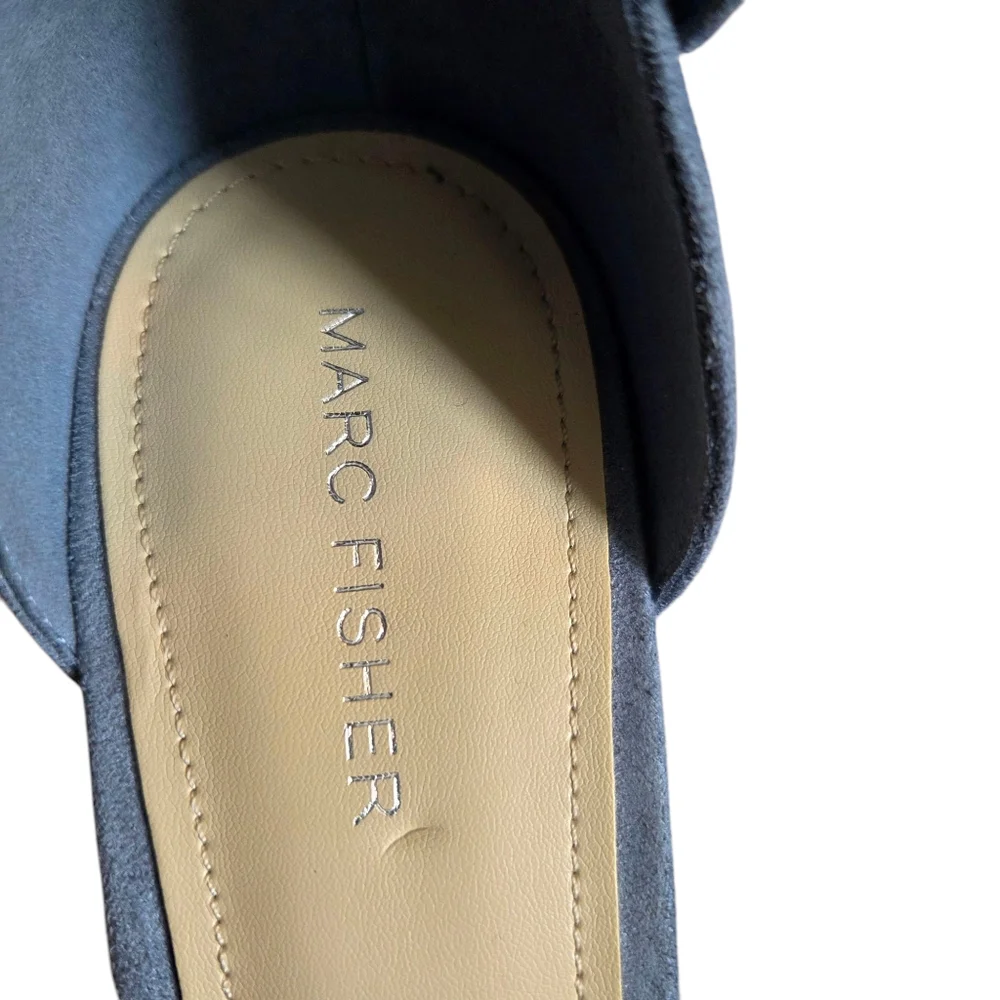 Womens Marc Fisher Batini Faux Suede Wedge Heel Sandals Size-8.5